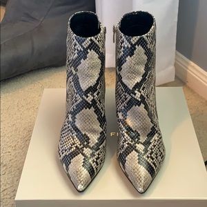 Marc Fisher Snakeskin Booties